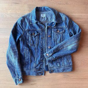 JCrew Classic Denim Jacket in Brilliant Day Wash XS
